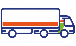 UK transport lengtevervoer illustratie