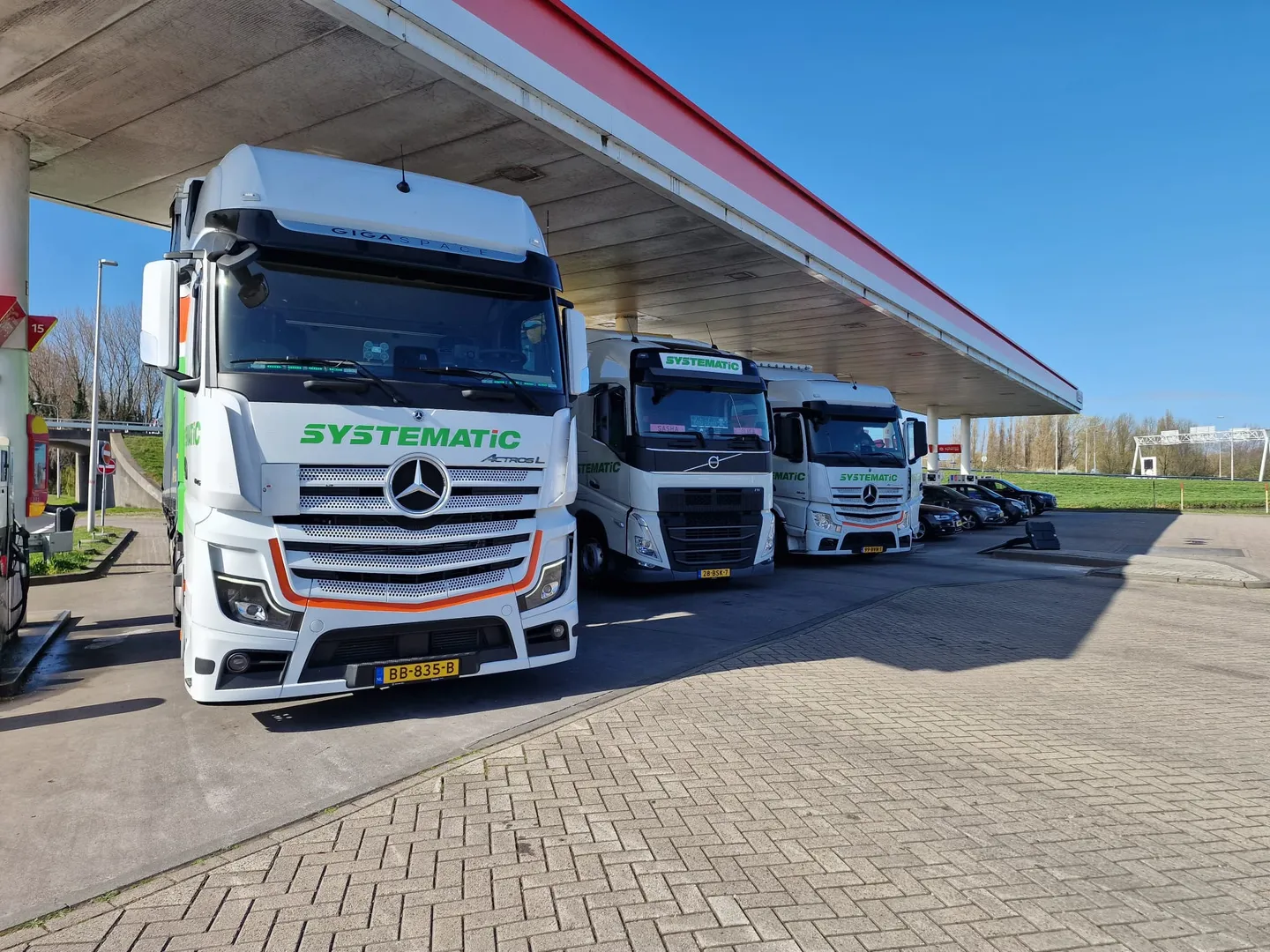 niet-stapelbare pallets naar Engeland